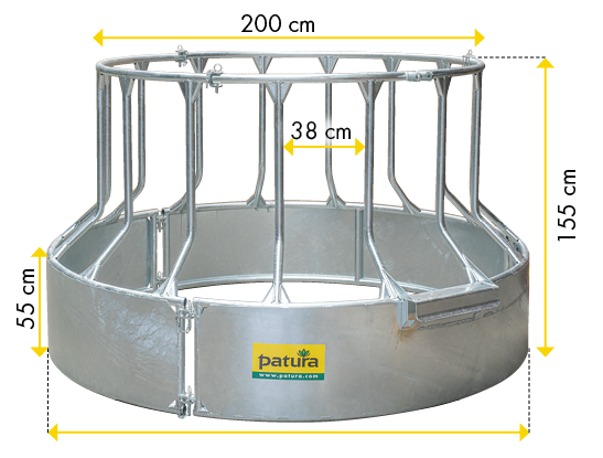 Futterspar-Rundraufe 15 Fressplätze