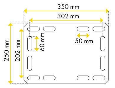 Pfosten Ø 76 mm, L=1,65 m 