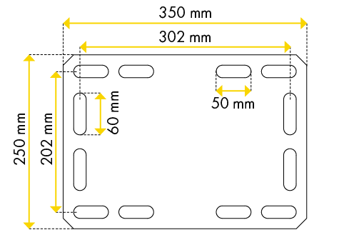 Pfosten Ø102 mm, 1.65 m, für Spaltenboden