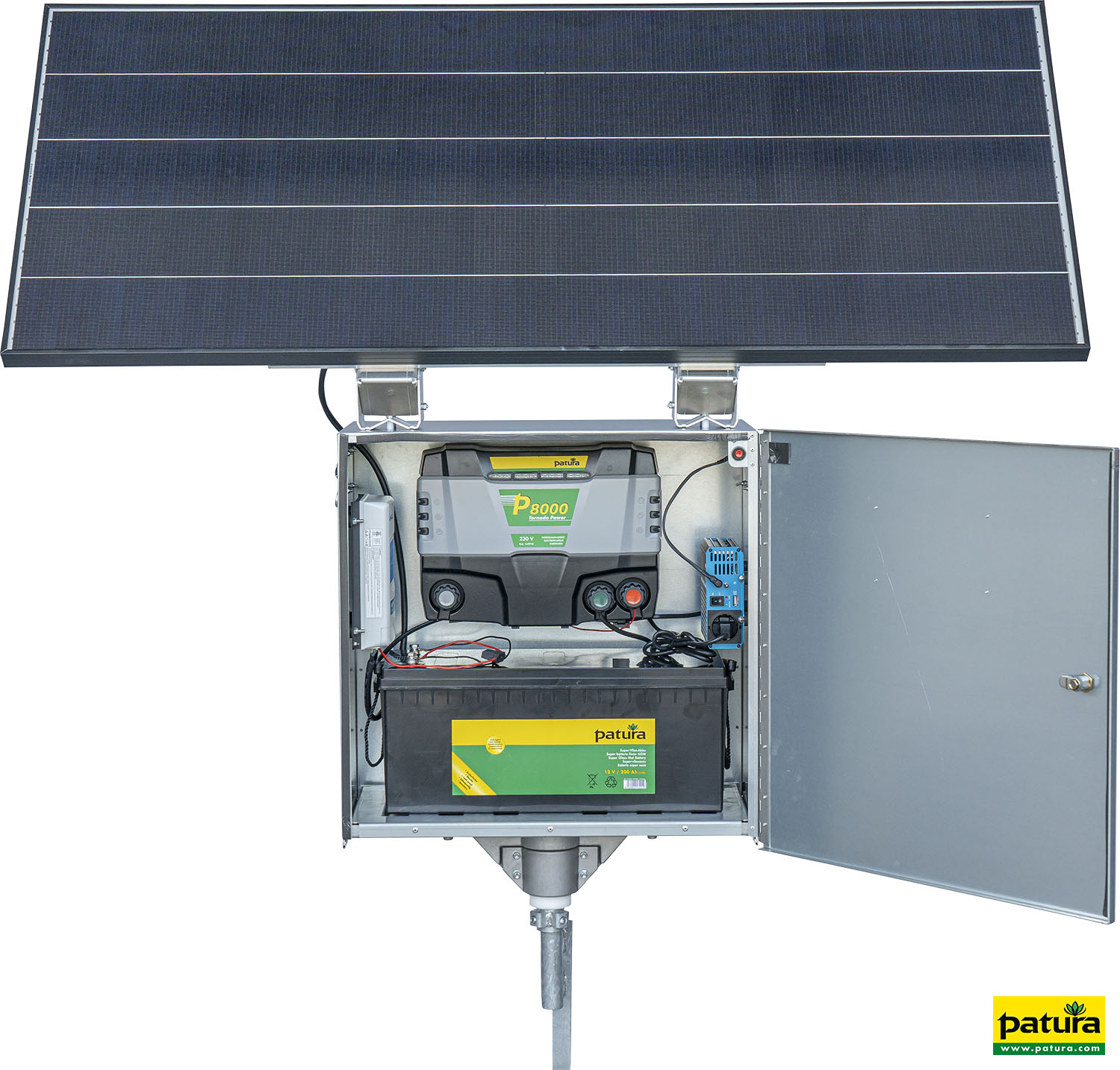 Sicherheitsbox XL mit P 8000 + 200 W Solarmodul