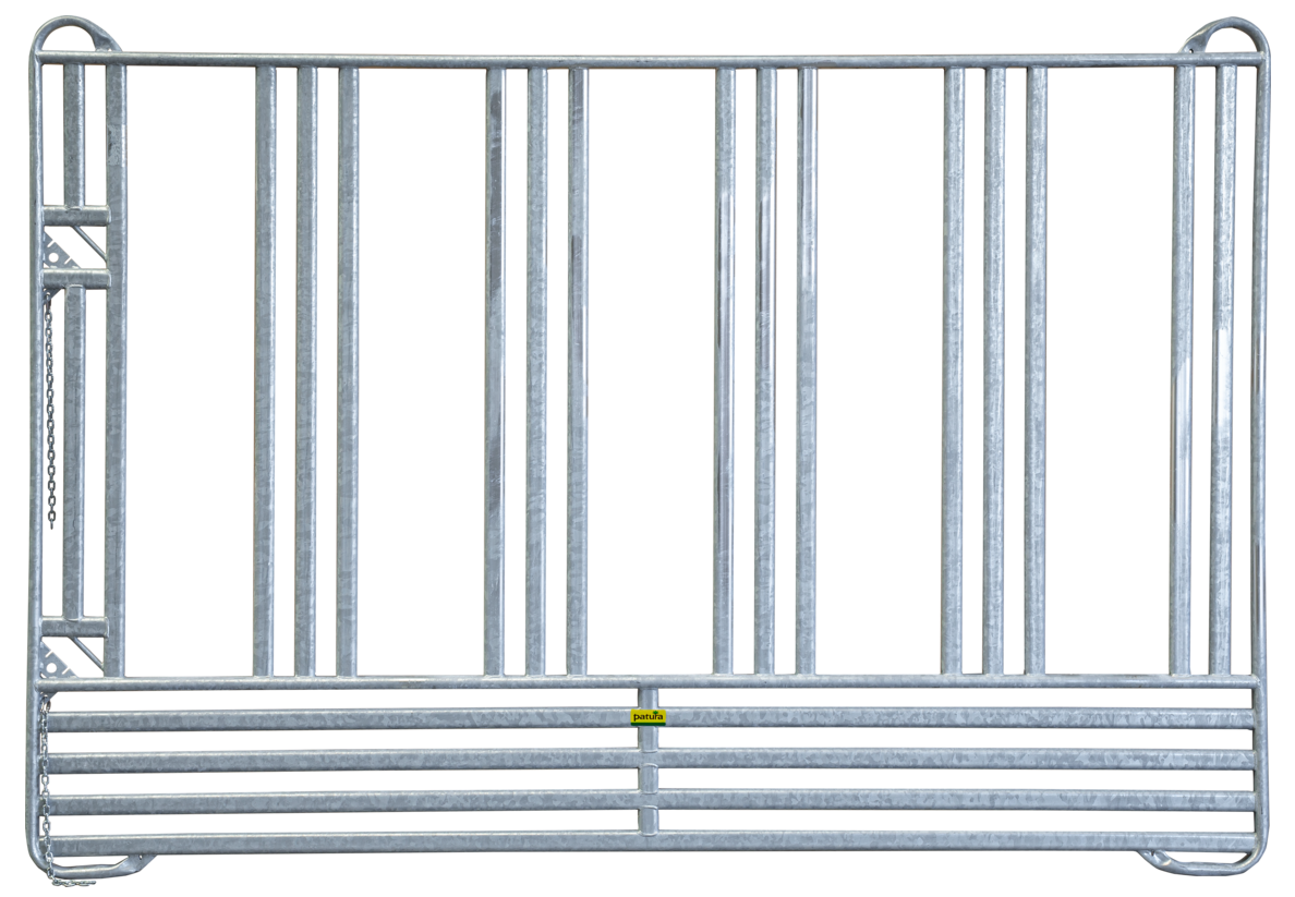 Sicherheits-Pferde Panel mit Fressgitter, Höhe: 2.10m