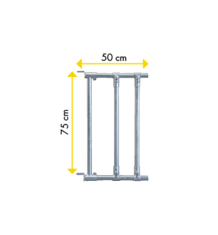 Verlängerung für Kälberfressgitter